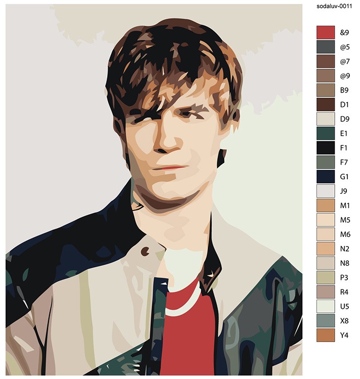 Картина по номерам «Рэпер Soda Luv Сода Лав 7» — картинка 2