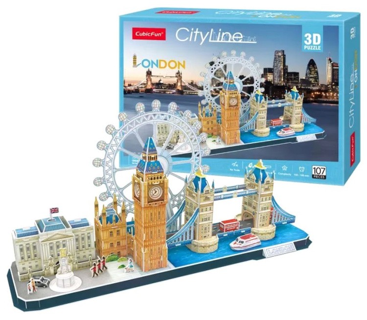 3D пазл CubicFun «CityLine. Лондон»
