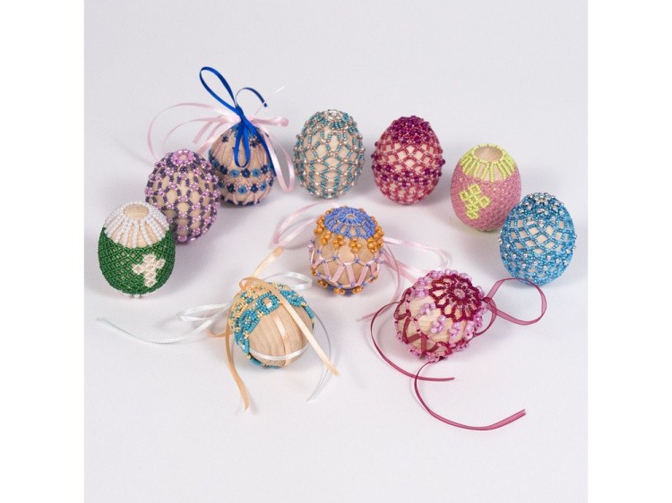 Набор для бисероплетения «Пасхальное яйцо. Лепесток розы» — картинка 3