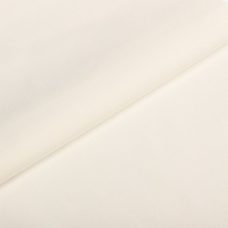 Ткань Поплин стрейч, 1 м х 150 см, 125 г/м², цвет: молочный, TBY — картинка 2