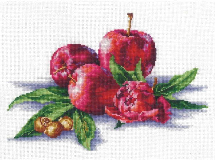 Набор для вышивания «Яблоки и орешки»