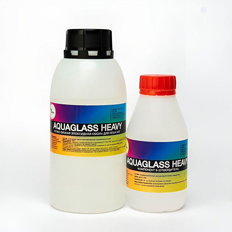Особо вязкая смола для рисования Aquaglass Heavy 750 грамм, RU-SMOLA — картинка 2