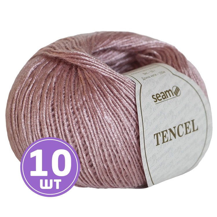 Пряжа SEAM TENCEL (Тенсель) (11), светлый клевер, 10 шт. по 50 г