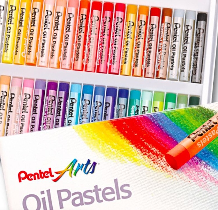 Пастель масляная Pentel Arts Oil Pastels, 36 цв. — картинка 3