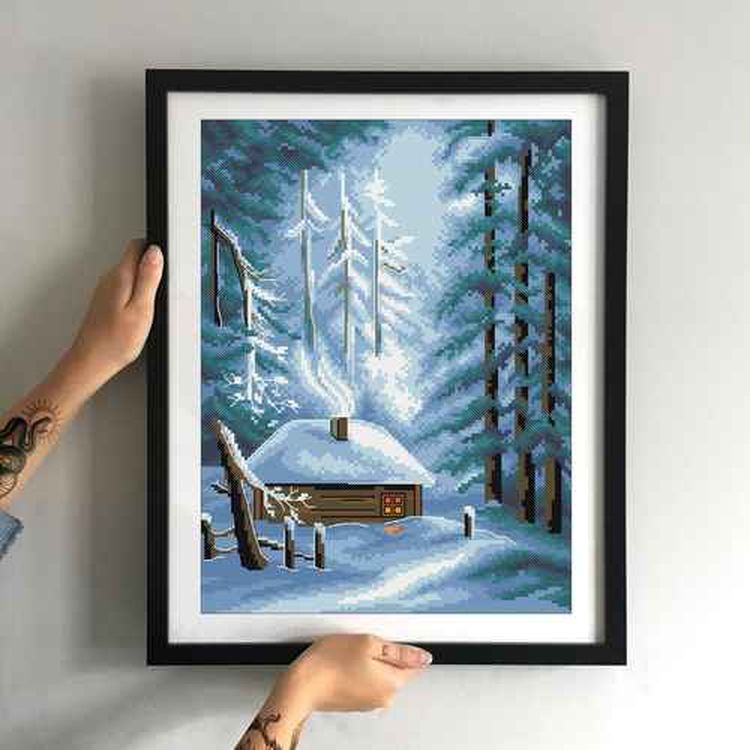 Набор для вышивания «Хижина в лесу» — картинка 2