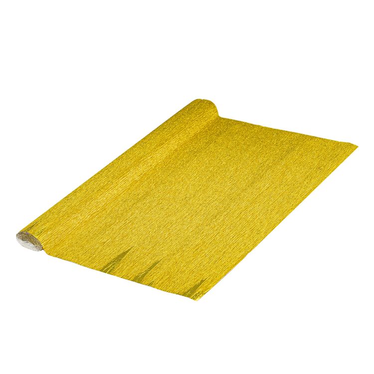 Бумага гофрированная Fiore 180 г/м2, желтое золото (801), 50х250 см, Brauberg — картинка 2