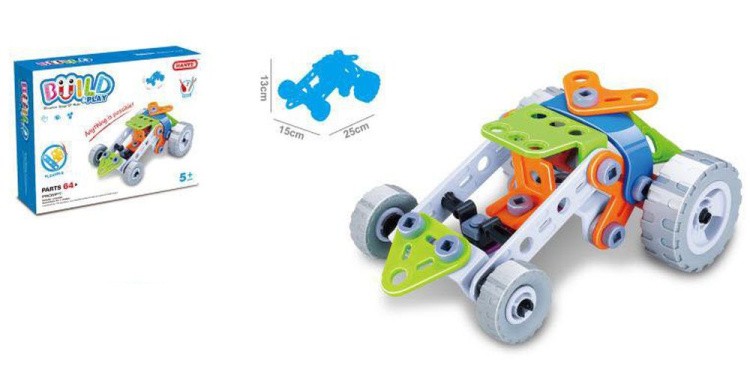 Транспортный конструктор Hanye «Спортивная машина» — картинка 2