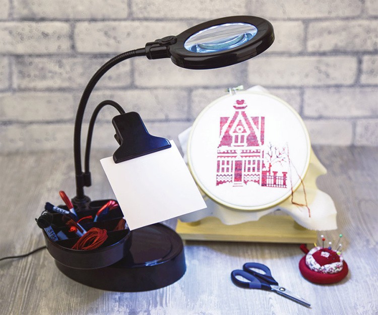 Лупа с подсветкой, с клипсой, увеличение Х2, FERSTEL — картинка 6