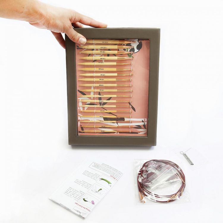 Набор съемных бамбуковых спиц «Bamboo Deluxe» — картинка 2