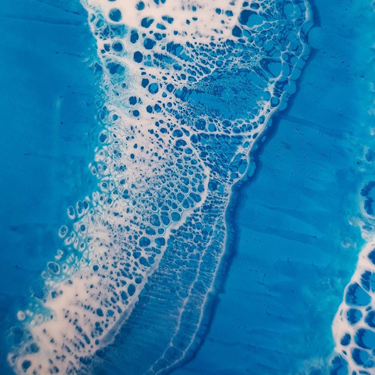 Порошок Resi-WAVE для 3D-эффекта морской пены 20 мл, ResinArt — картинка 9