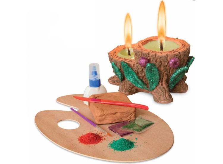 Глиняная свеча «Живой огонек» — картинка 3