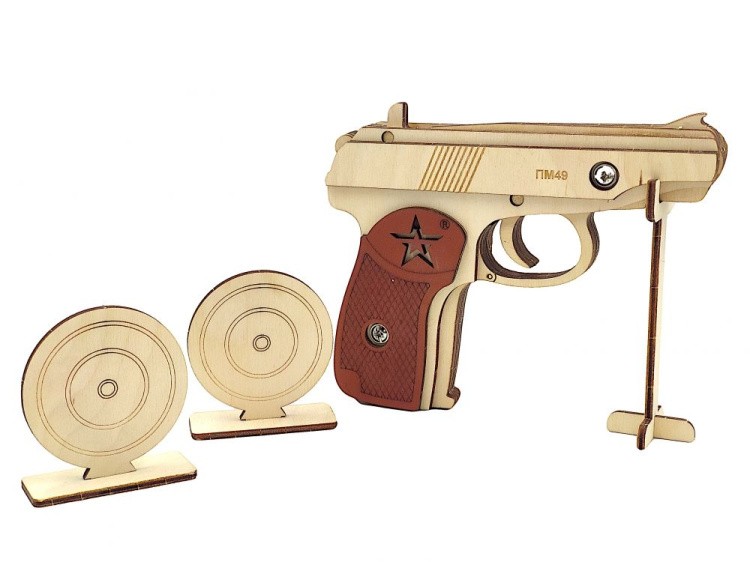 Конструктор из дерева «Пистолет ПМ», Армия России — картинка 2