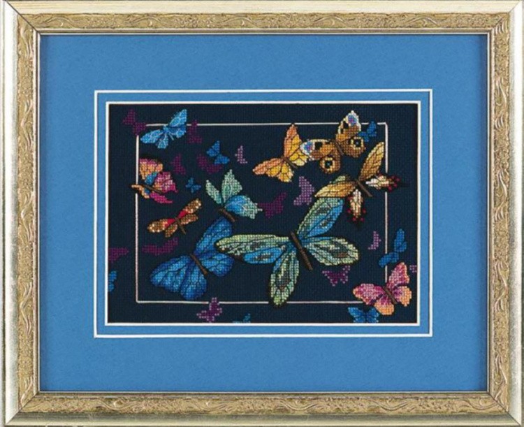 Набор для вышивания «Экзотические бабочки» — картинка 2