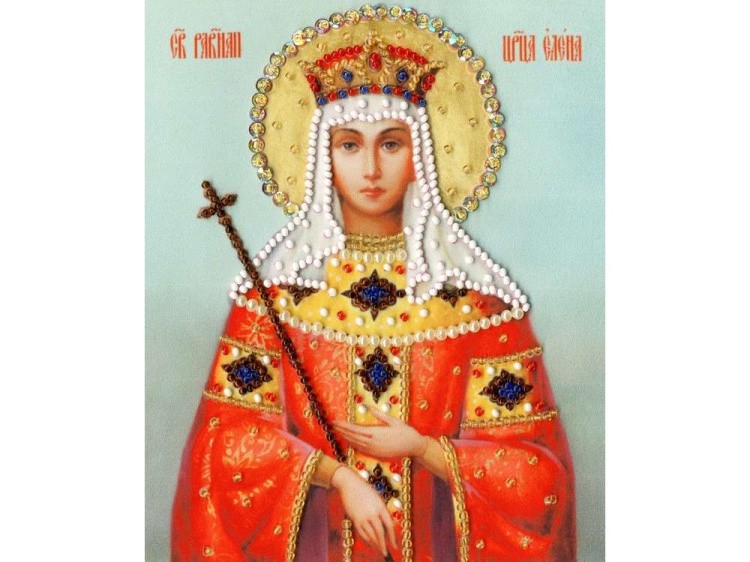 Набор вышивки бисером «Икона Святой Равноапостольной Царицы Елены»