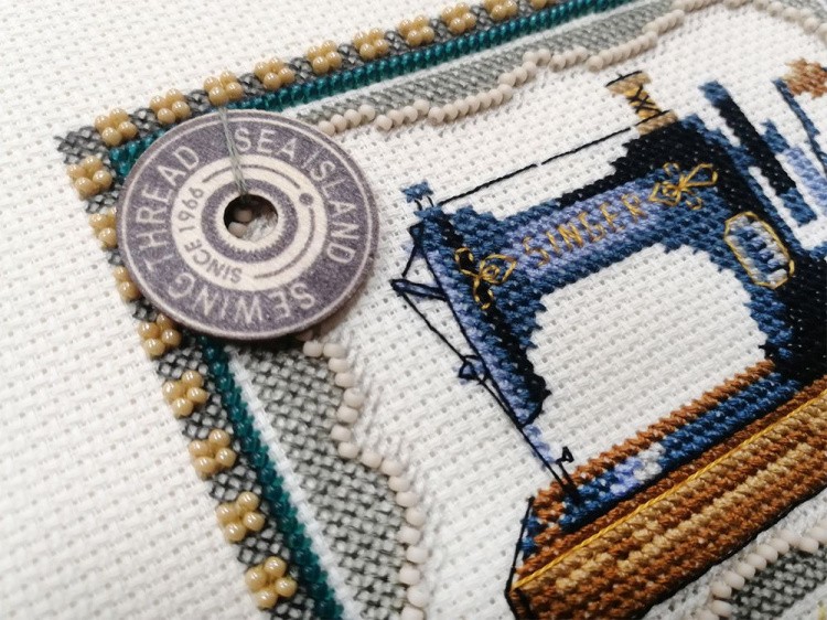 Набор для вышивания «Швейная машинка» — картинка 4