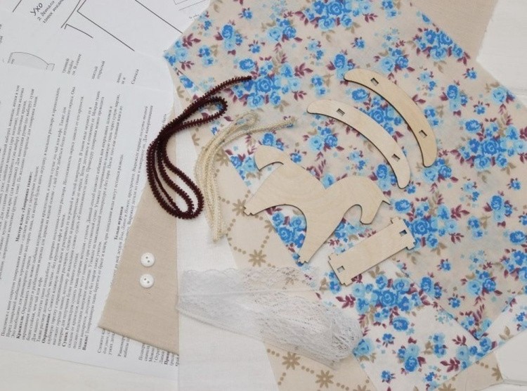 Набор для шитья игрушки «Зайка Фэйт» — картинка 2