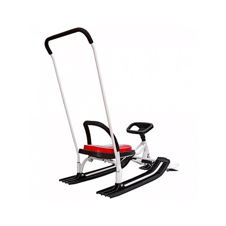 Снегокат детский 140 GO GO Fantasy cat с ручкой — картинка 5