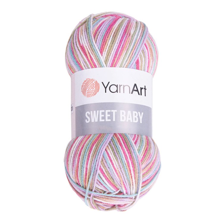 Пряжа YarnArt Sweet Baby (ЯрнАрт Свит беби), (911), мультиколор, 5 шт. по 100 г