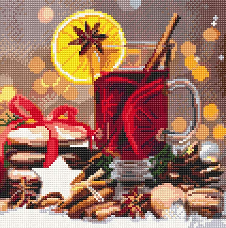 Алмазная вышивка «Ароматный глинтвейн» — картинка 2