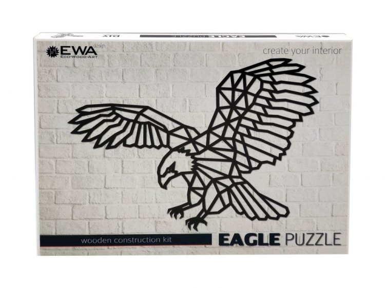 Деревянный интерьерный пазл «Орел», Eco Wood Art — картинка 4
