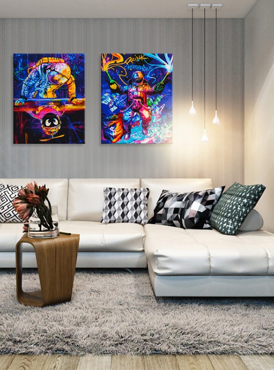 Картина по номерам «Космический праздник» — картинка 8