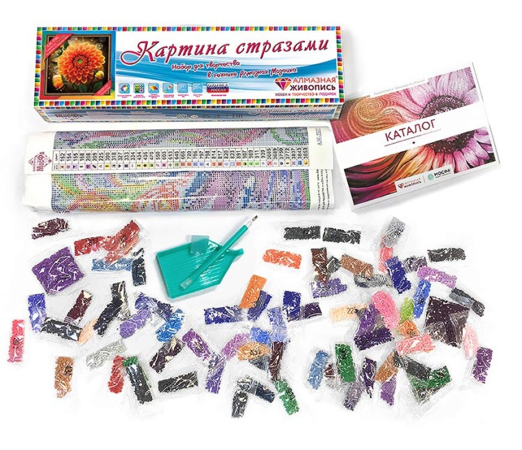 Алмазная вышивка «Новогодний бычок» — картинка 3