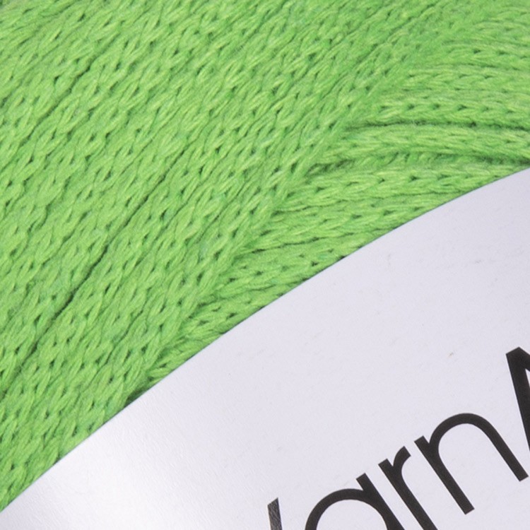 Пряжа YarnArt Macrame Cotton (Макраме Коттон) (802), светло-зеленый, 5 шт. по 250 г — картинка 2