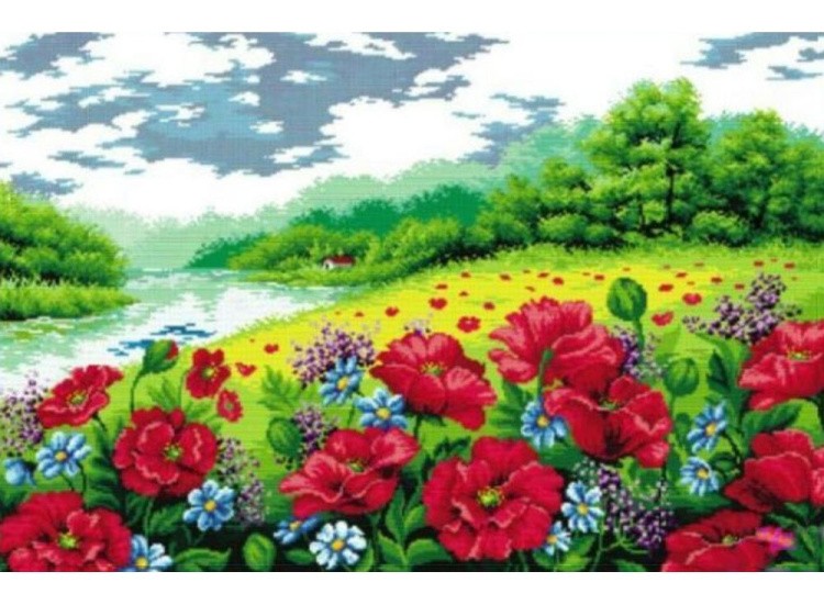 Набор для вышивания «Цветы в поле»