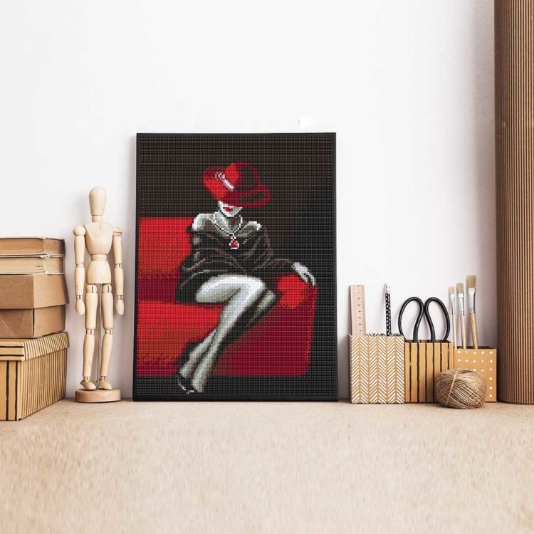 Алмазная вышивка «Незнакомка» — картинка 3