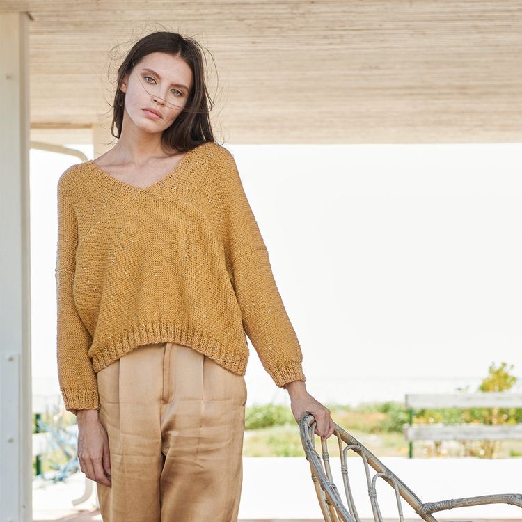 Пряжа Katia Eliseo (64), пудра, 5 шт. по 50 г — картинка 3