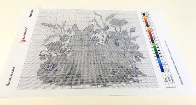 Набор для вышивания «Зайцы и маки» — картинка 9