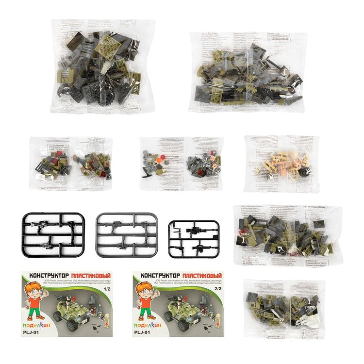 Пластиковый конструктор «Квадроцикл», Поделкин — картинка 2