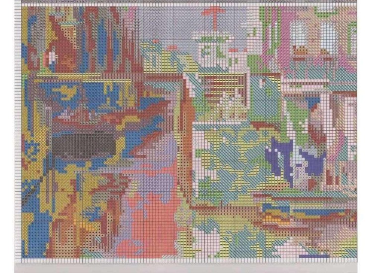 Набор для вышивания «Амстердам. Канал Аудезейтс Форбургвал» — картинка 7