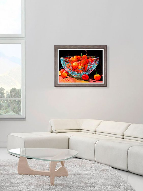 Картина по номерам «Черешня в хрустале» — картинка 8