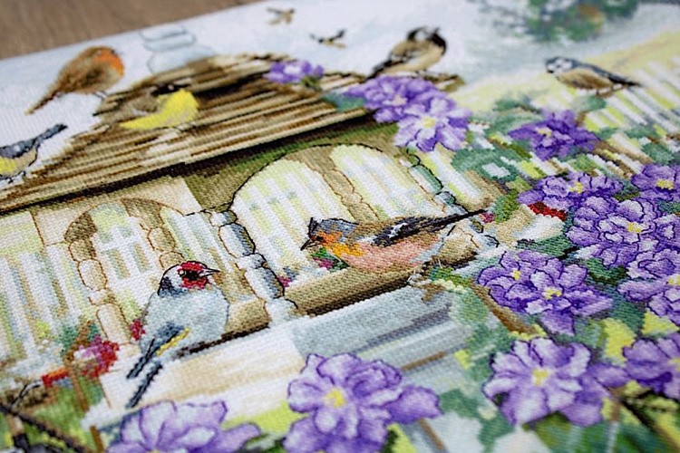 Набор для вышивания «Стол для птиц» — картинка 10