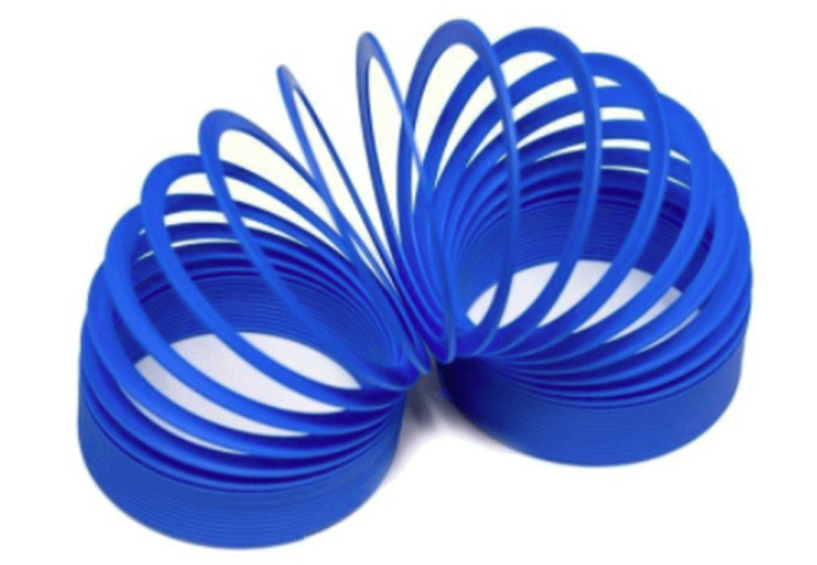 Пружинка Слинки пластик, разные цвета — картинка 3