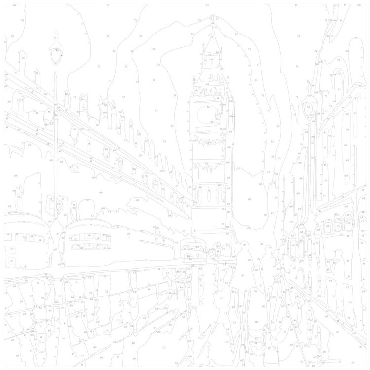 Картина по номерам «Вид на Биг-Бен» — картинка 3