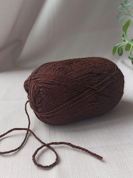 Пряжа Камтекс Бамбино (063), шоколад, 5 шт. по 50 г — картинка 3