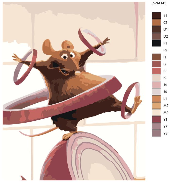 Картина по номерам «Рататуй» — картинка 2