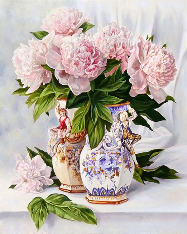 Алмазная вышивка «Свидание под сенью букета» — картинка 2