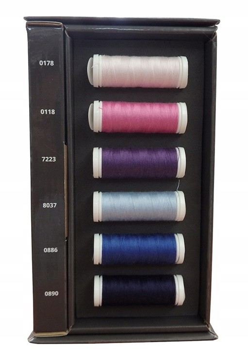 Набор ниток Talia 120/200м «Эксклюзивный», 24 цвета, Ariadna — картинка 4