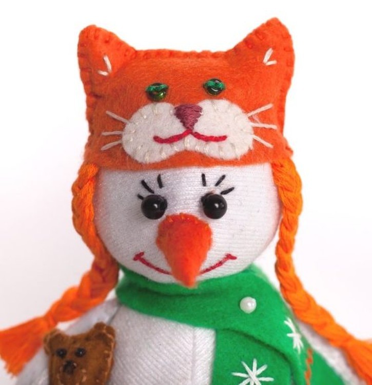 Набор для шитья «Снеговичка» — картинка 3