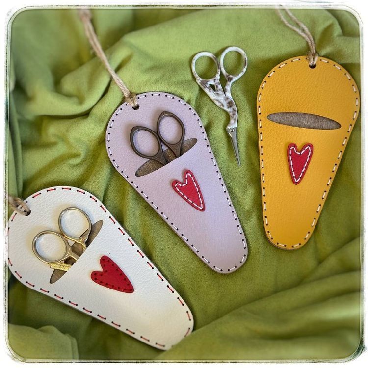 Набор для вышивания «Чехол для ножниц» (желтый) — картинка 8