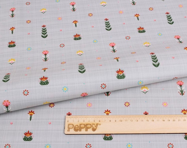 Ткань для пэчворка ЛЕСНЫЕ ЖИТЕЛИ, 50x55 см, 146 г/м2, 100% хлопок, принт, Peppy — картинка 2