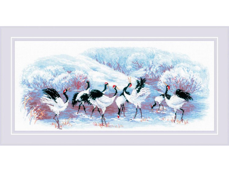 Набор для вышивания «Японские журавли» — картинка 2