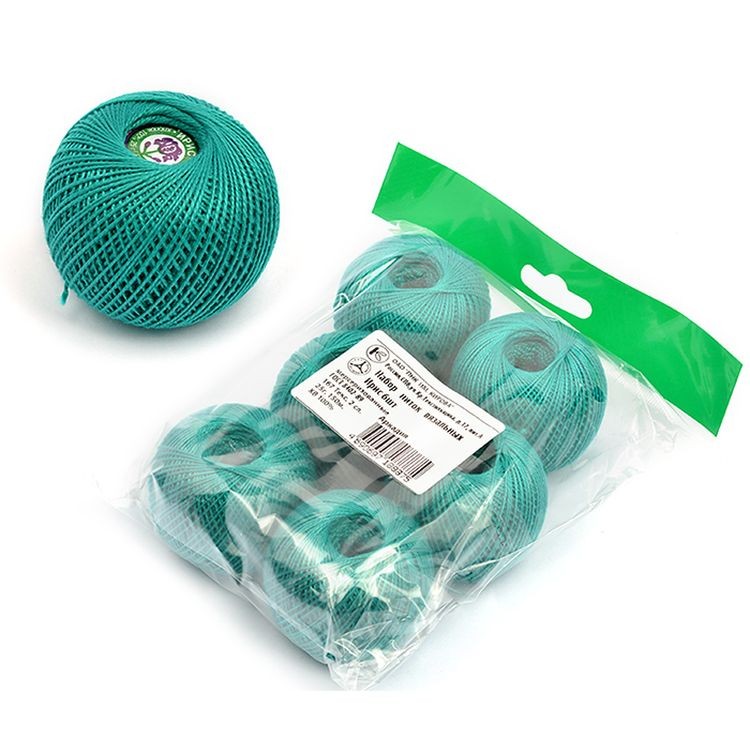 Пряжа ПНК им.Кирова Ирис, аркадия, 6 шт. по 25 г — картинка 2