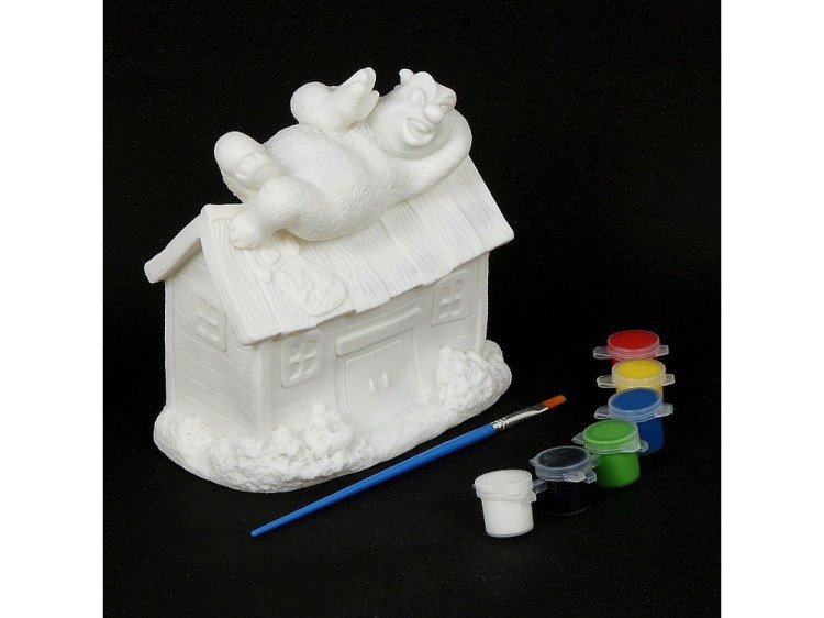 Виниловая копилка-раскраска «Домик» — картинка 2