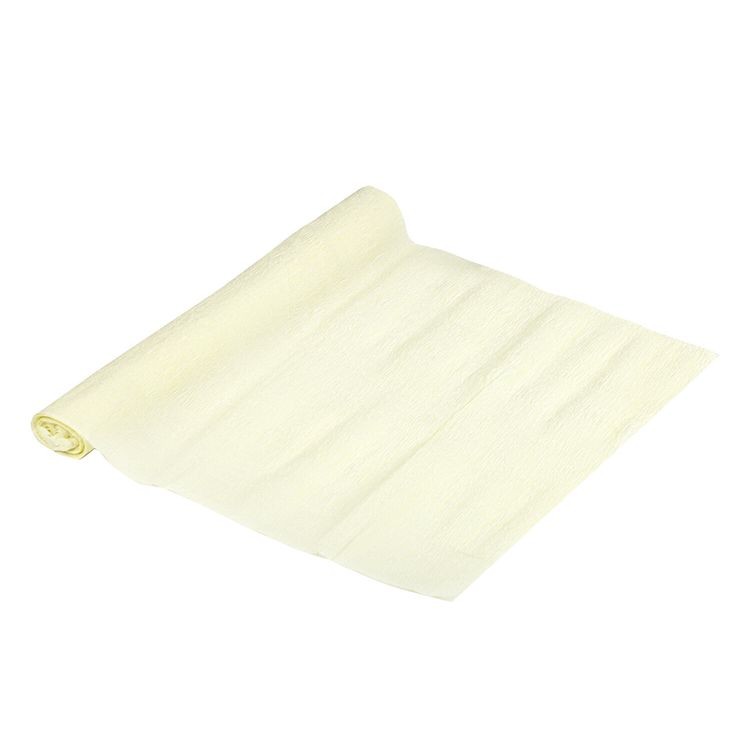 Бумага гофрированная (креповая), 110 г/м2, молочная, 50х250 см, ОСТРОВ СОКРОВИЩ — картинка 3