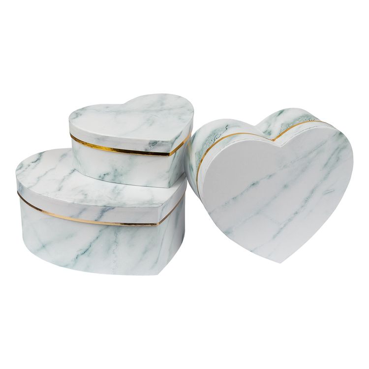 Набор подарочных коробок, форма: сердце, 3 шт., Stilerra — картинка 2