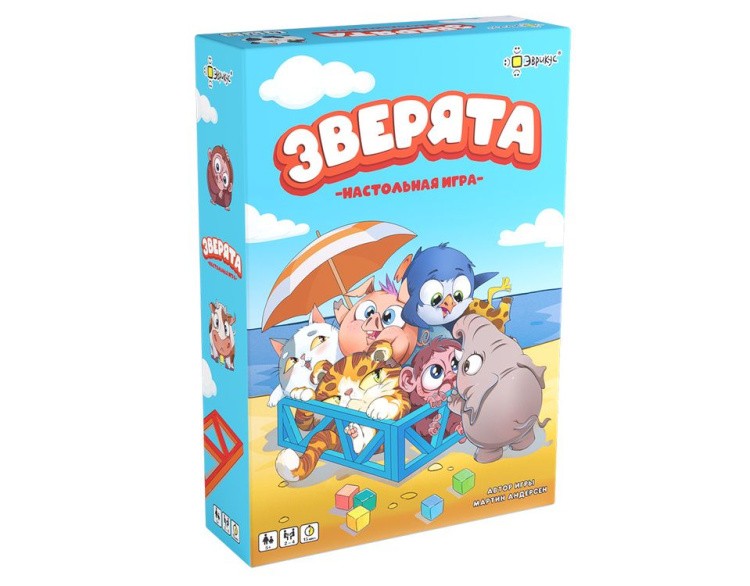 Игра настольная «Зверята», Эврикус